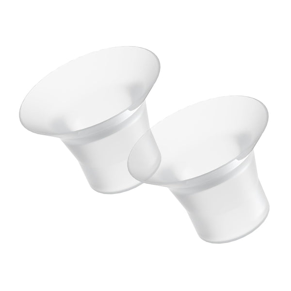 Paruu P10 19mm flange insert close-up, smooth silicone for comfortable pumping.