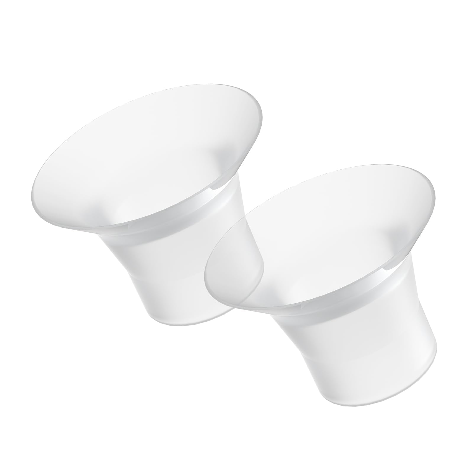 Paruu P10 flange insert 21mm front view for comfortable hands-free pumping