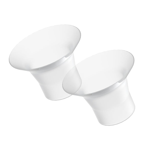Paruu P10 flange insert 24mm close-up in silicone detail for comfortable pumping