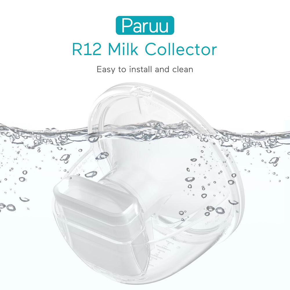 Paruu silicone BPA-free parts suitable for steam sterilization.