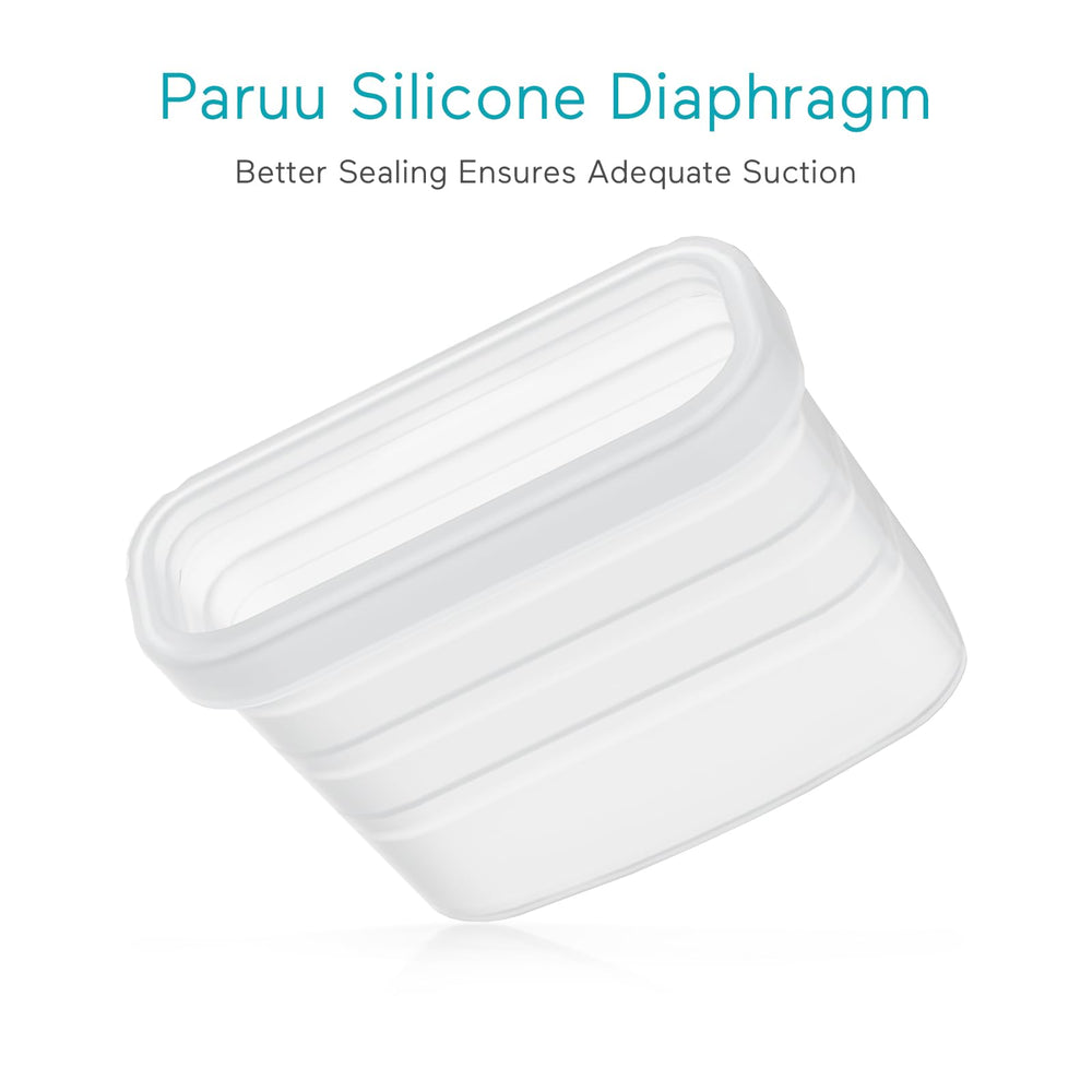 Paruu P10 sterilizable pump parts for easy cleaning and reuse.