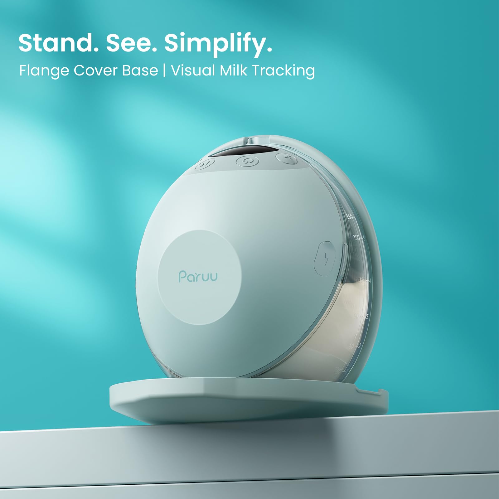 Paruu P20 LED display shows mode, suction, and time for easy control.