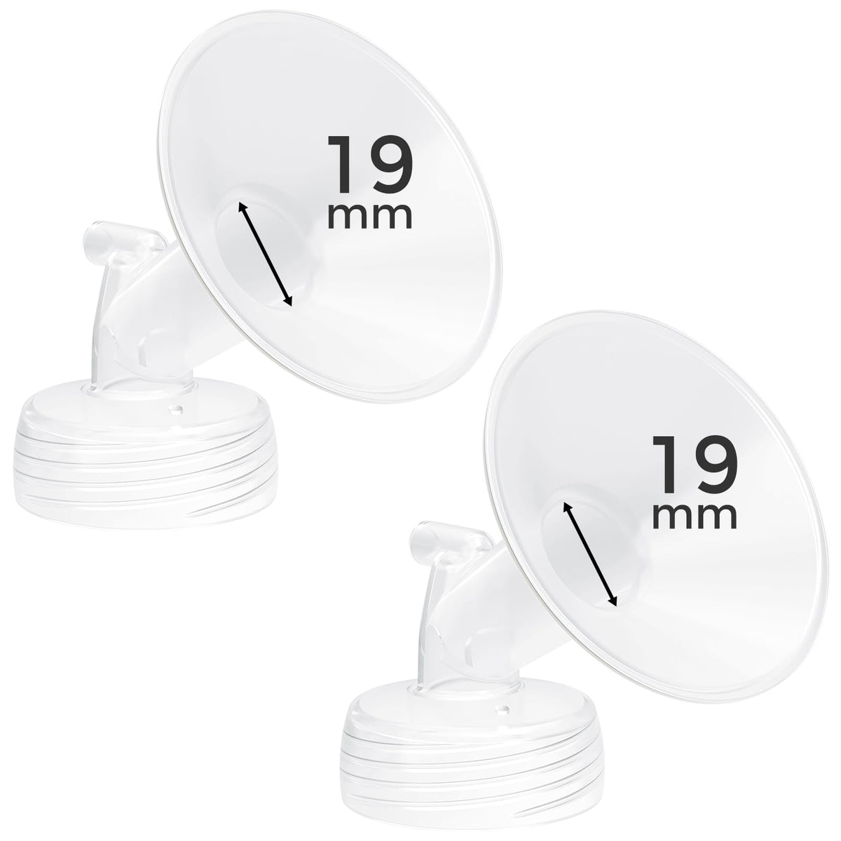 Paruu Spectra S1/S2 19mm flange 2-pack for comfortable pumping
