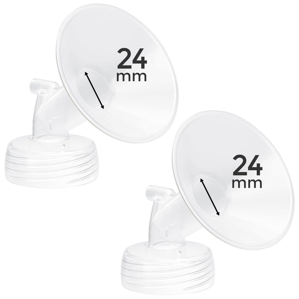 Paruu Spectra 24mm flange replacement in a durable 2-pack for Spectra S1/S2/9 Plus