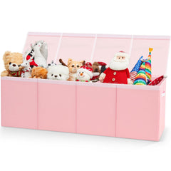 Patelai extra large toy box chest front view for spacious toy storage