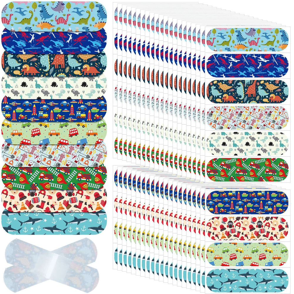 Patelai kids bandages with dinosaur patterns for kid friendly wound care