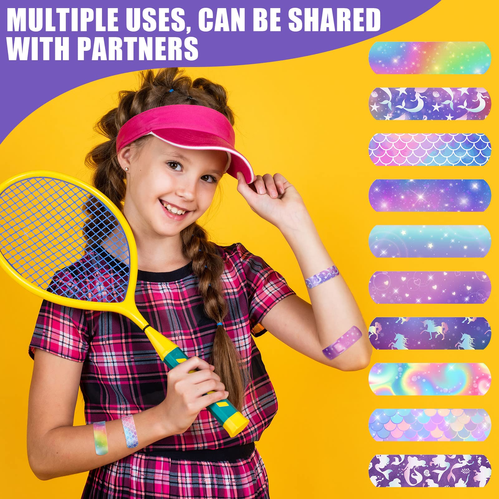 Patelai kids bandages ideal for first-aid at home, school, or travel.