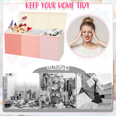 Patelai toy box shows sturdy non-woven fabric and internal support board.