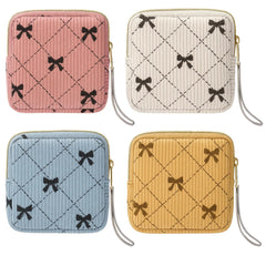 Paterr four-pack corduroy period bags for teen storage in a row