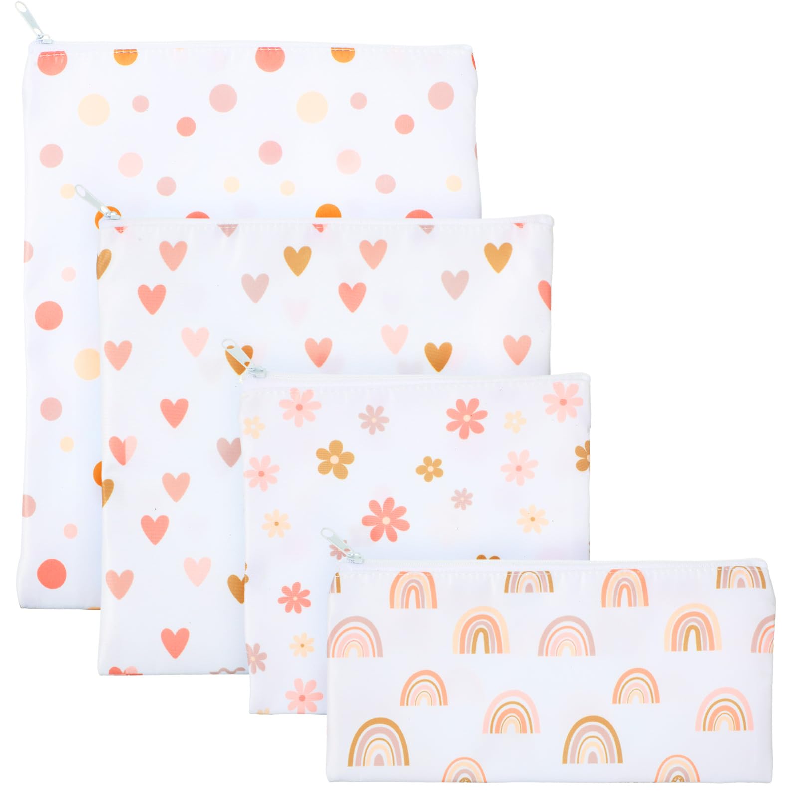 Paterr rainbow sandwich bags set for versatile snack storage on the go.
