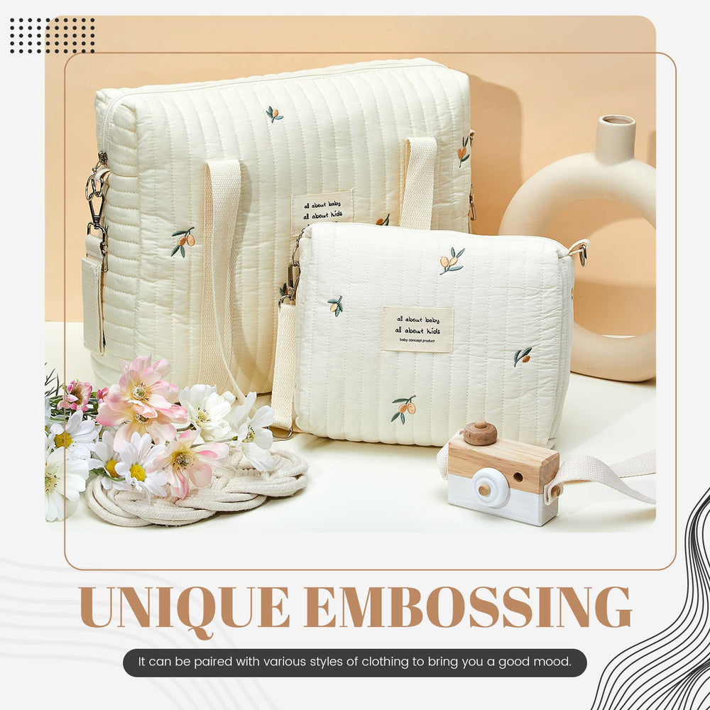 Paterr small diaper bag compact design for quick grab and go.