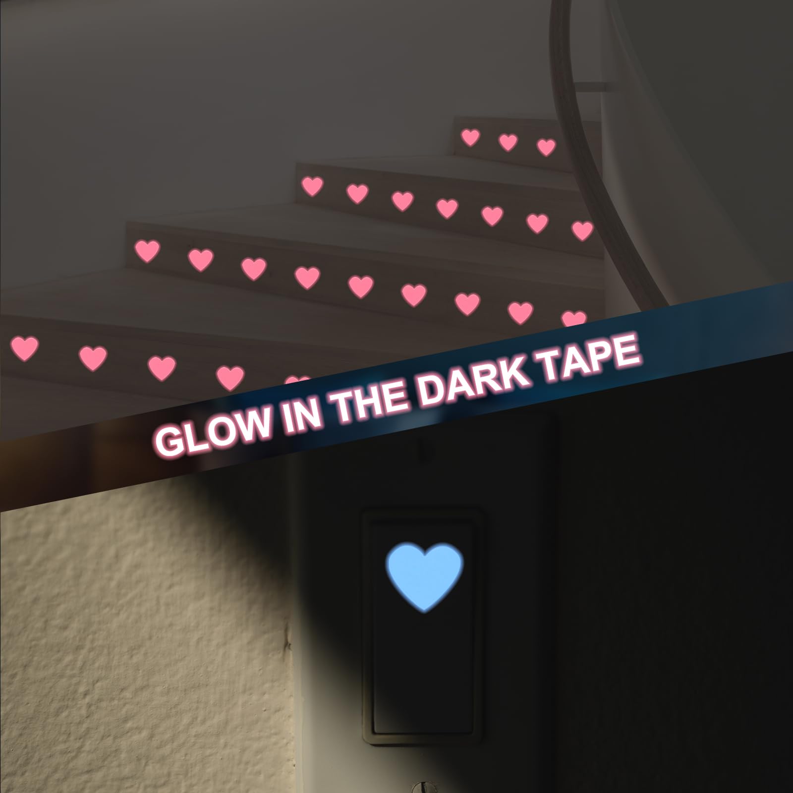 PATIKIL glow hearts enhance parties and rooms after dark.