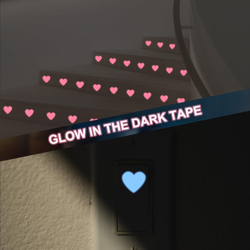 PATIKIL glow heart stickers add luminous accents to parties and celebrations