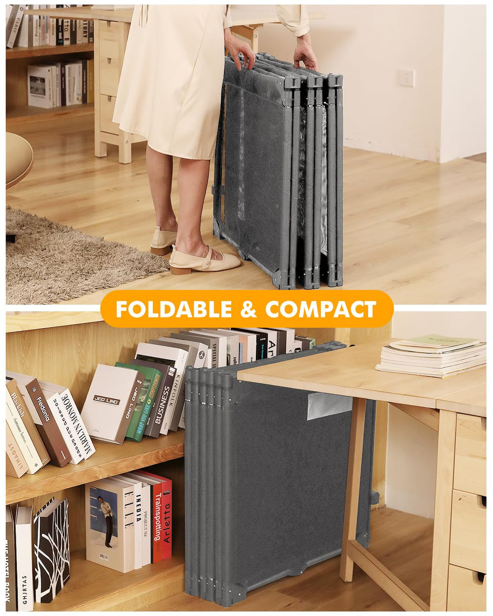 Patywaga dog playpen and fireplace gate option for versatile use.