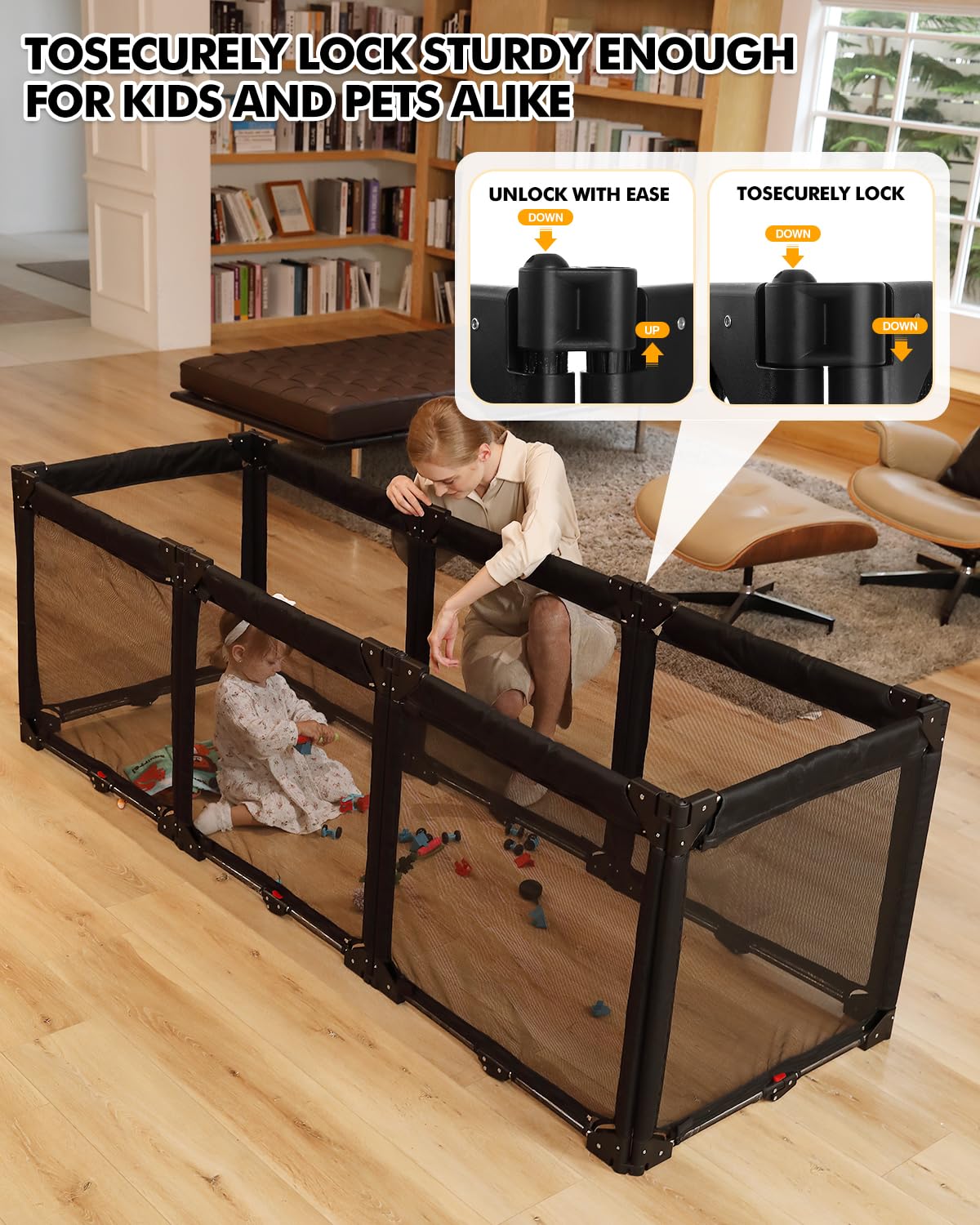 Patywaga eight-panel configuration demonstrates flexible layout for large spaces.