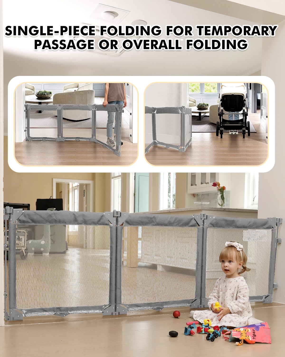 Patywaga suction cups setup ensures stable barrier on smooth surfaces