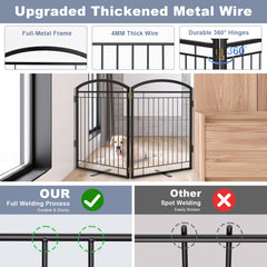 Paulmele 48-inch extra-wide gate fits large openings securely.