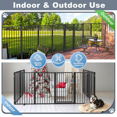 Paulmele gate anti-slip feet keep it steady on decks