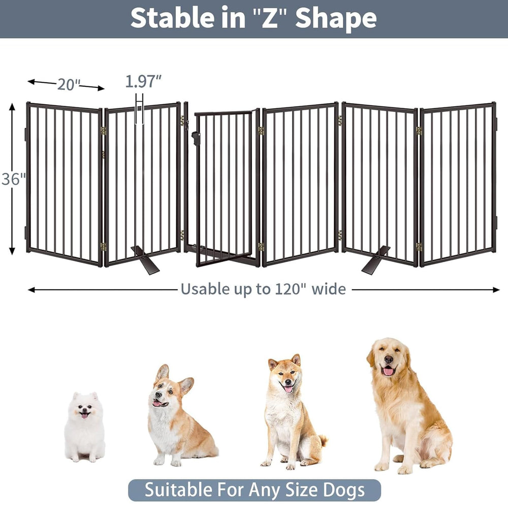 Paulmele anti-slip foot rubber keeps the gate steady on any surface.