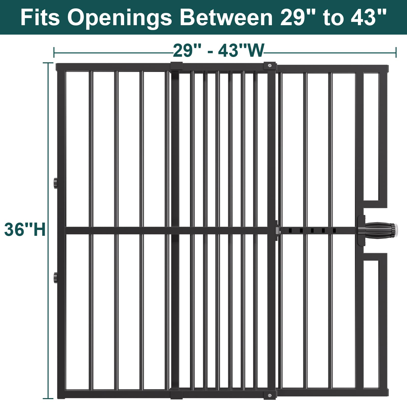 Paulmele stairs and doorways gate use supports flexible home containment
