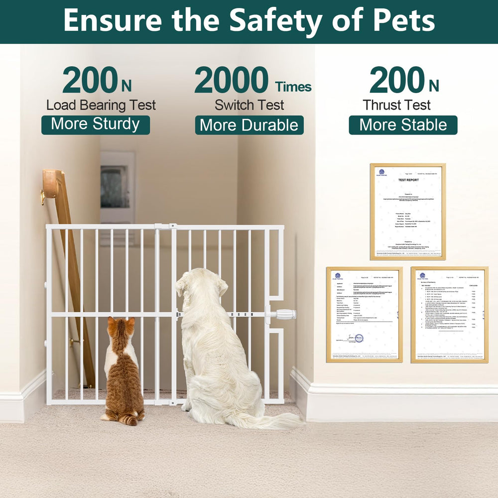 Paulmele tool-free installation promotes quick setup on stairs or doorways.