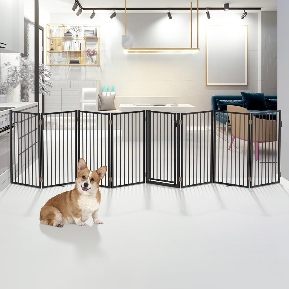 Paulmele walk-through door offers convenient entry while containment