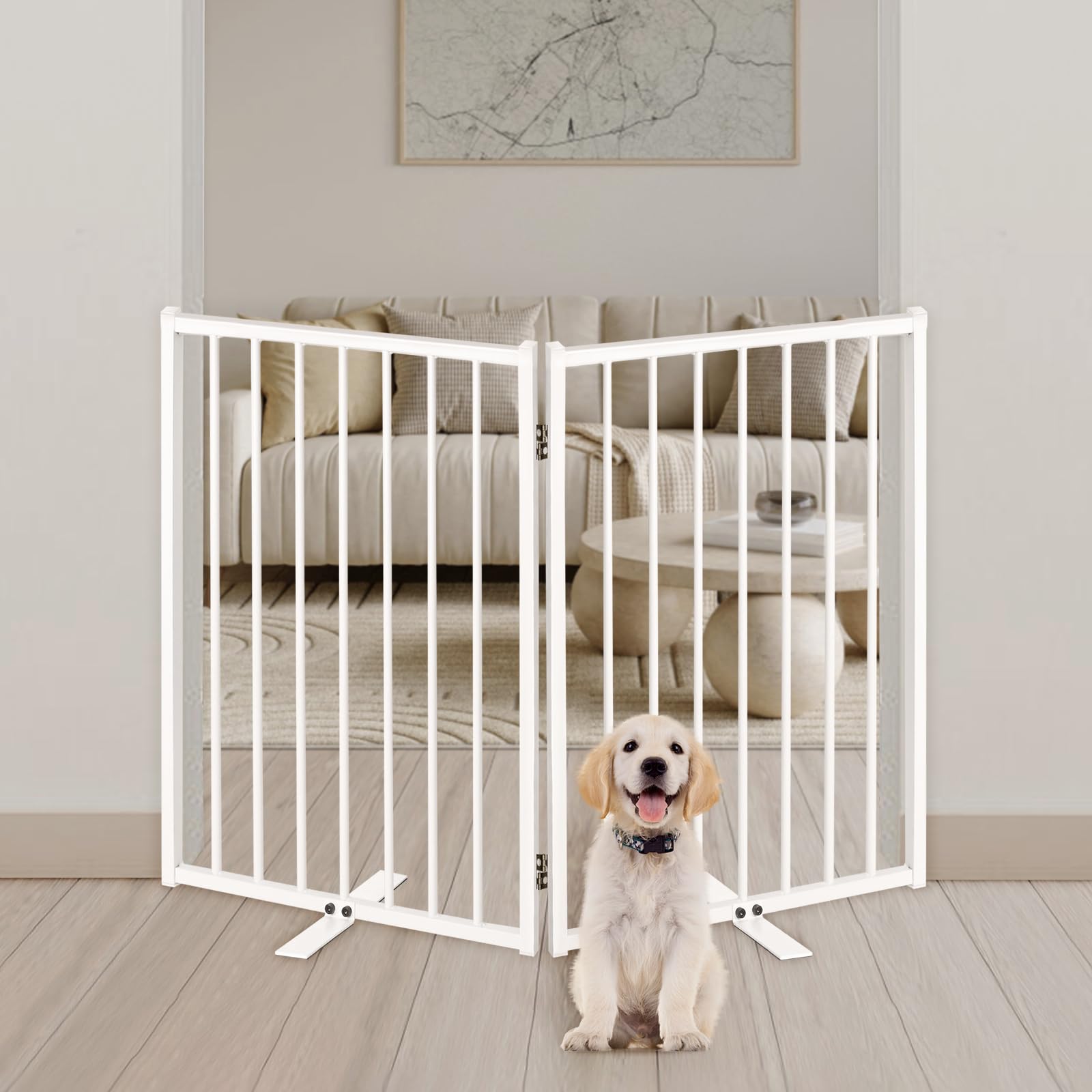 Wall-mount option adds extra stability when desired.