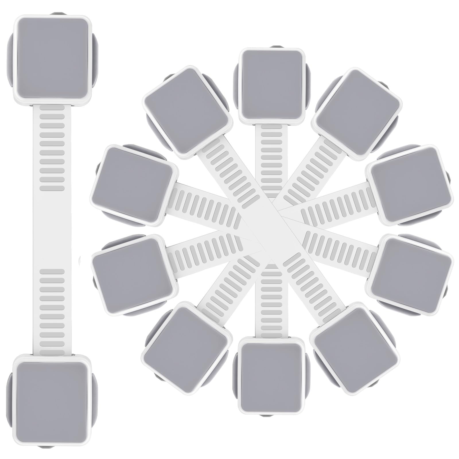 PAULTEMP 6-pack locks on drawers and fridge offer easy adult access.