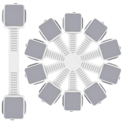 PAULTEMP 6-pack locks on drawers and fridge offer easy adult access.