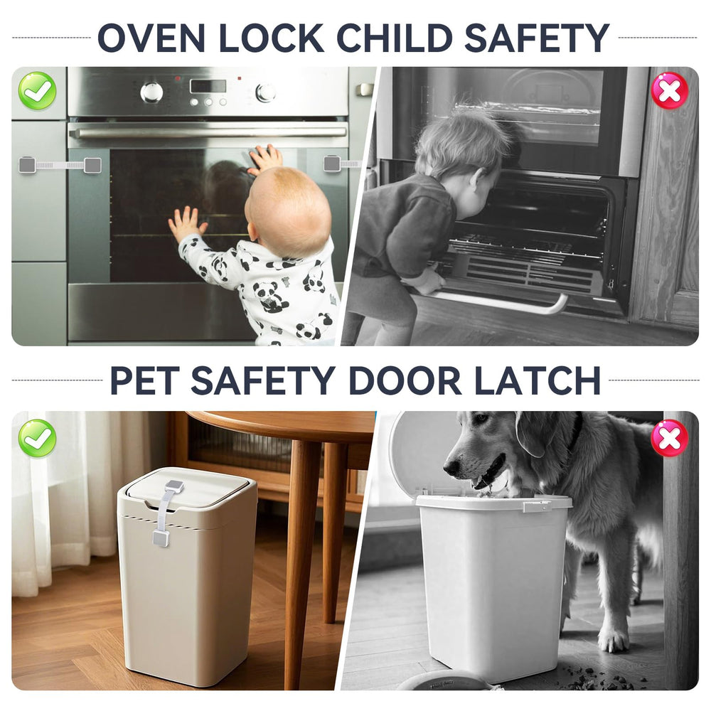 PAULTEMP ABS-material child-proof-locks are lightweight yet sturdy for daily use.