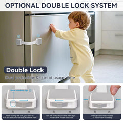PAULTEMP fridge-door-locks prevent unexpected fridge openings during busy mornings.