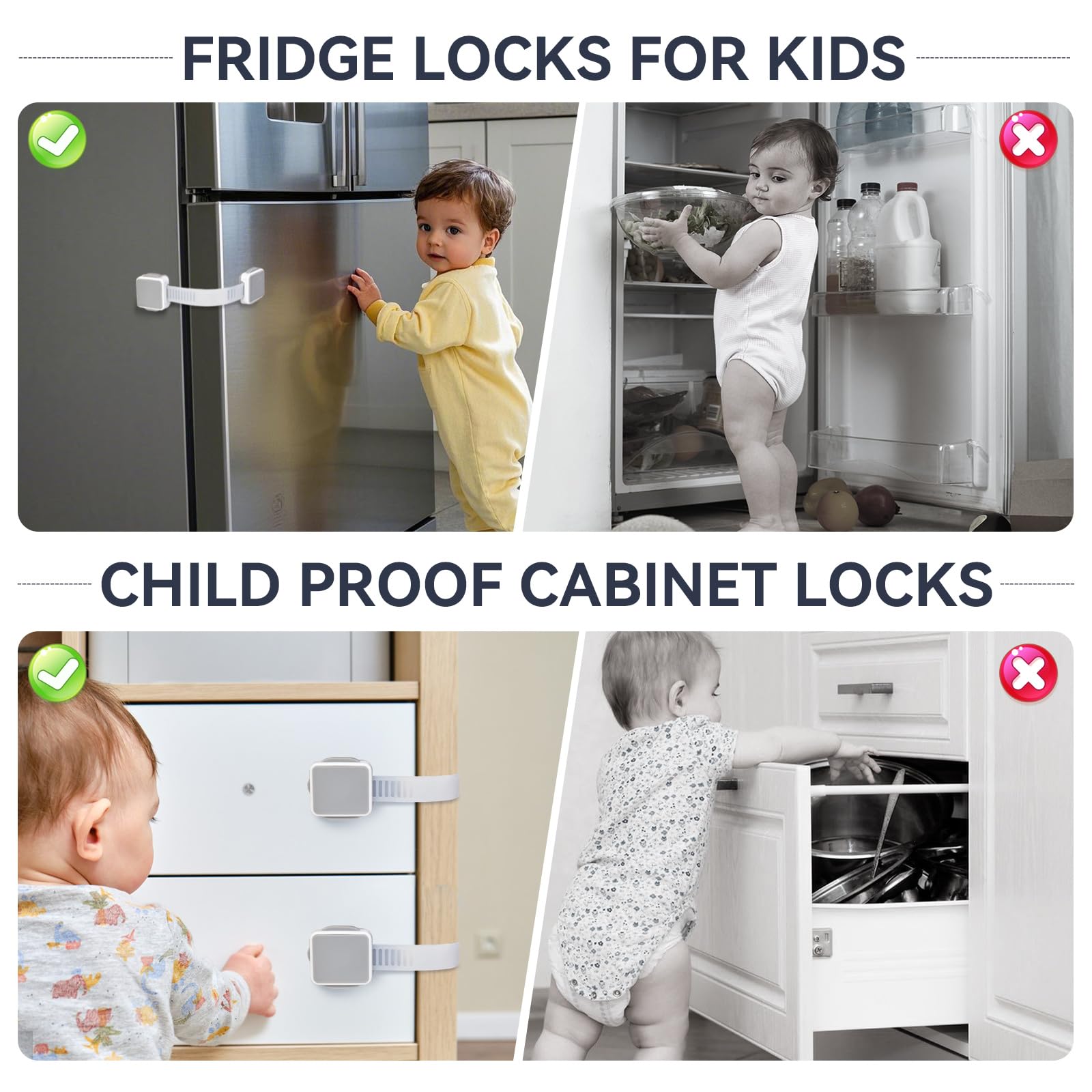 PAULTEMP compatible with fridge, oven, toilet door for multi-space safety.