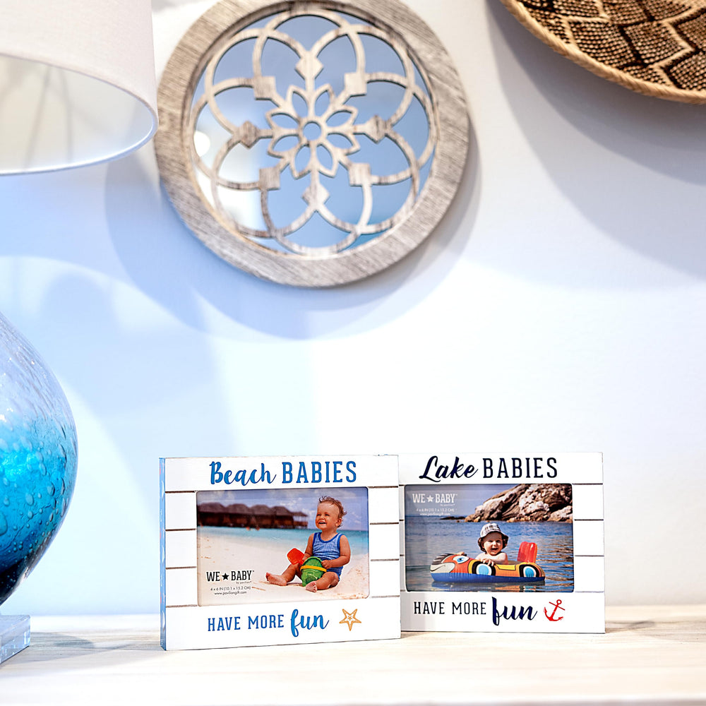 Pavilion Beach Babies tabletop display captures memories on desks or mantels.