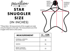 Pavilion Gift Company Sweet Baby text snuggler highlights star motif for gentle snuggles