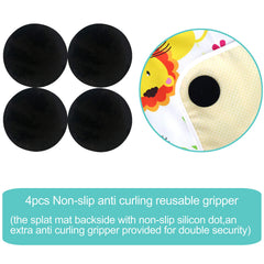 Paw Legend anti-slip silicone bottom keeps mat secure on slick floors