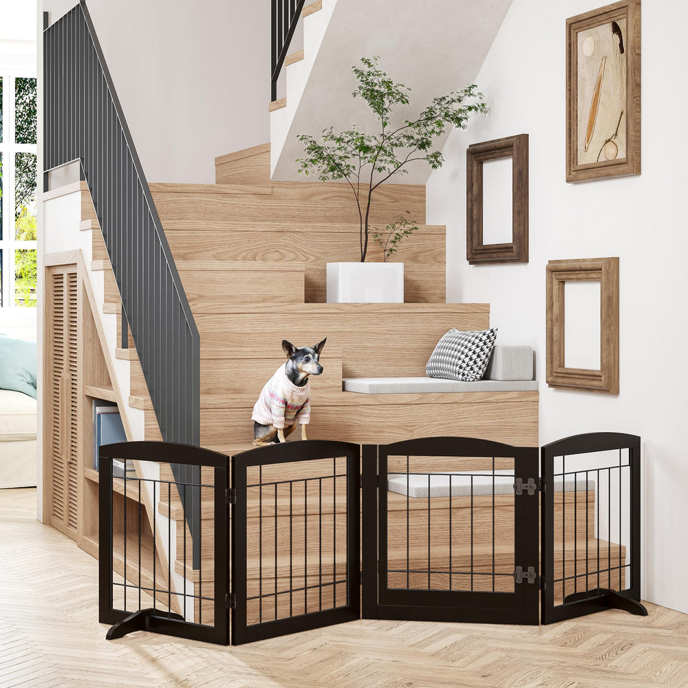 PAWLAND 80-inch wide gate fits doorways and hallways for flexible containment