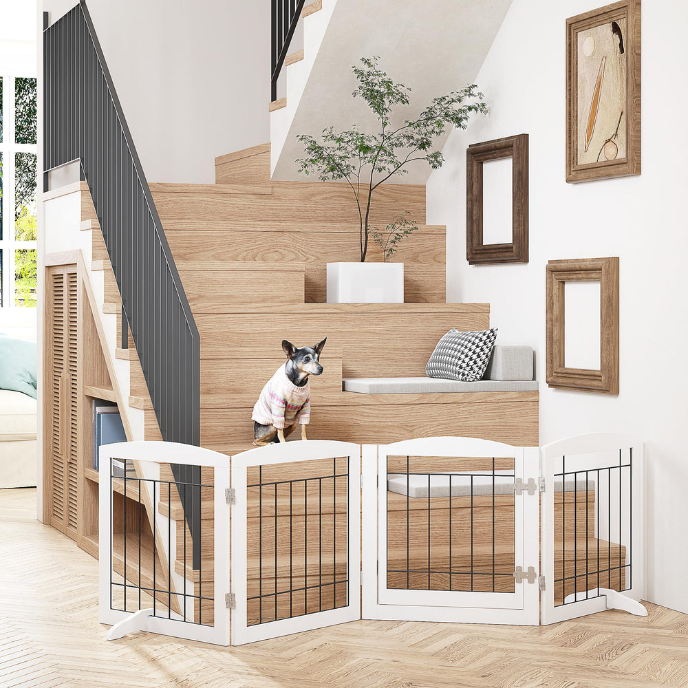 PAWLAND freestanding design for quick repositioning without wall mounting.