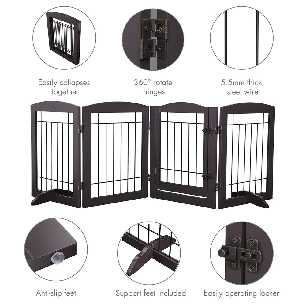 PAWLAND wide 80-inch gate showcased for expanded open areas