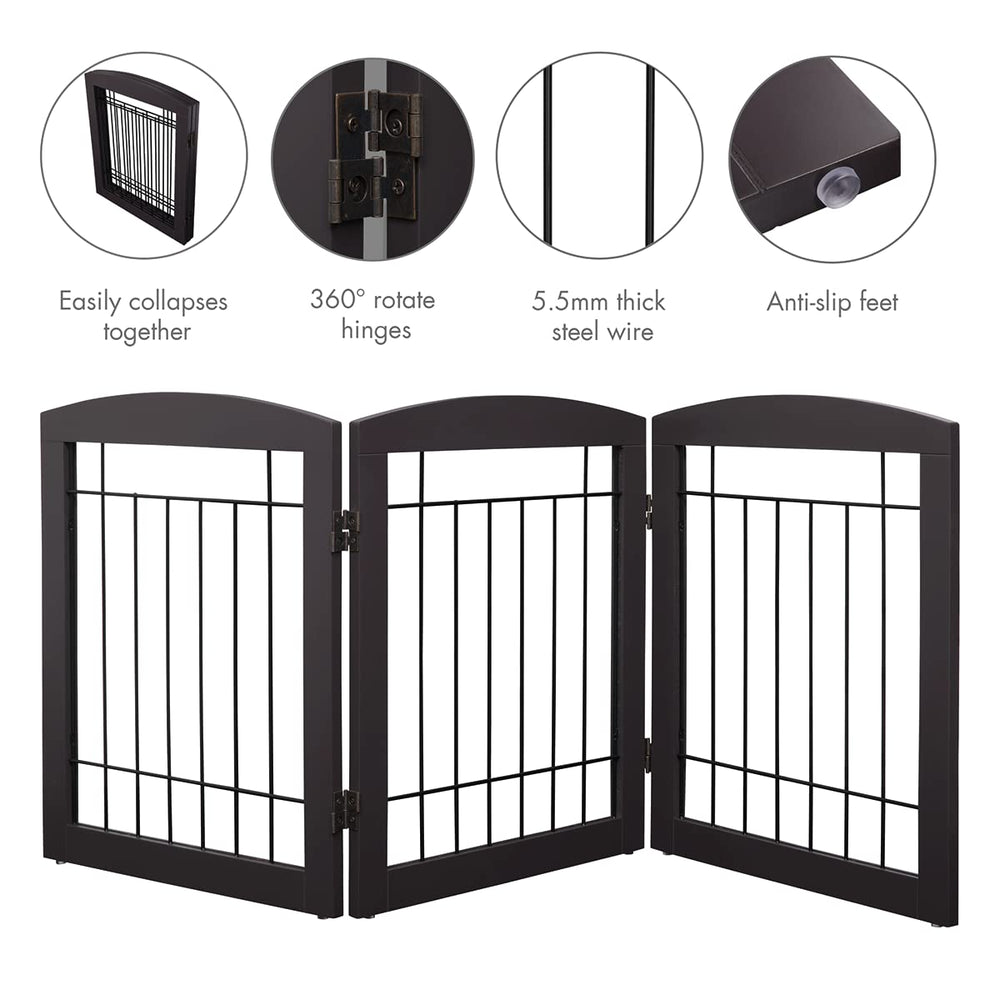 PAWLAND FSC-certified wood gate supports eco-conscious home design.