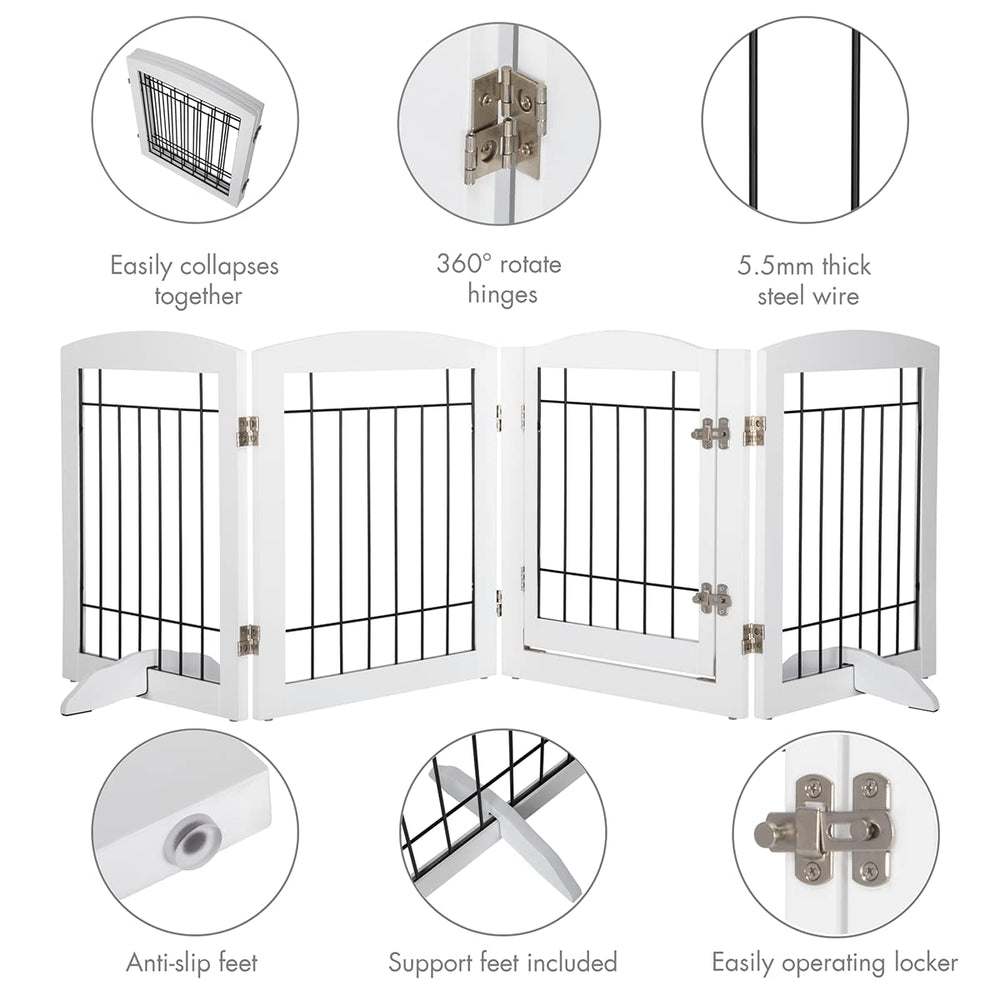 PAWLAND lockable walk-through door provides controlled access between rooms.