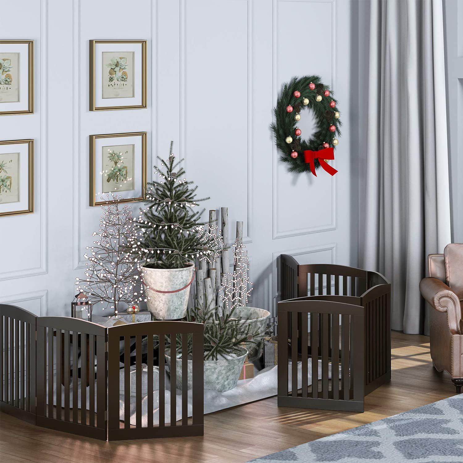 PAWLAND wide usable length up to 54 inches for large doorways and stair landings.