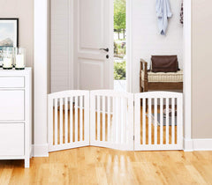 PAWLAND wooden gate requires no assembly, ready to use