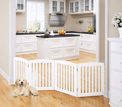 PAWLAND wooden gate folded compact for easy storage