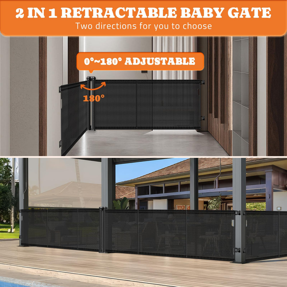 Pawtners 41inch tall mesh gate elevates safety while keeping visibility and airflow
