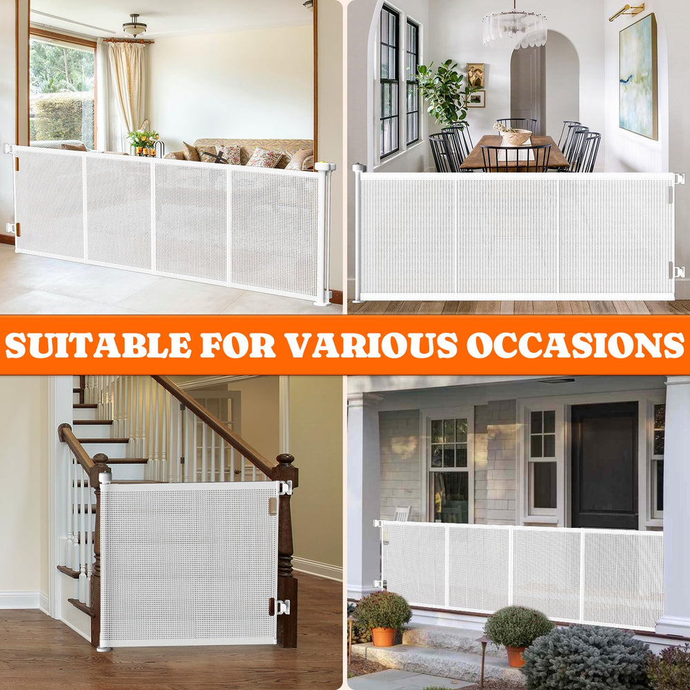 Pawtners extra-wide gate for doorways, stairs, and hallways.