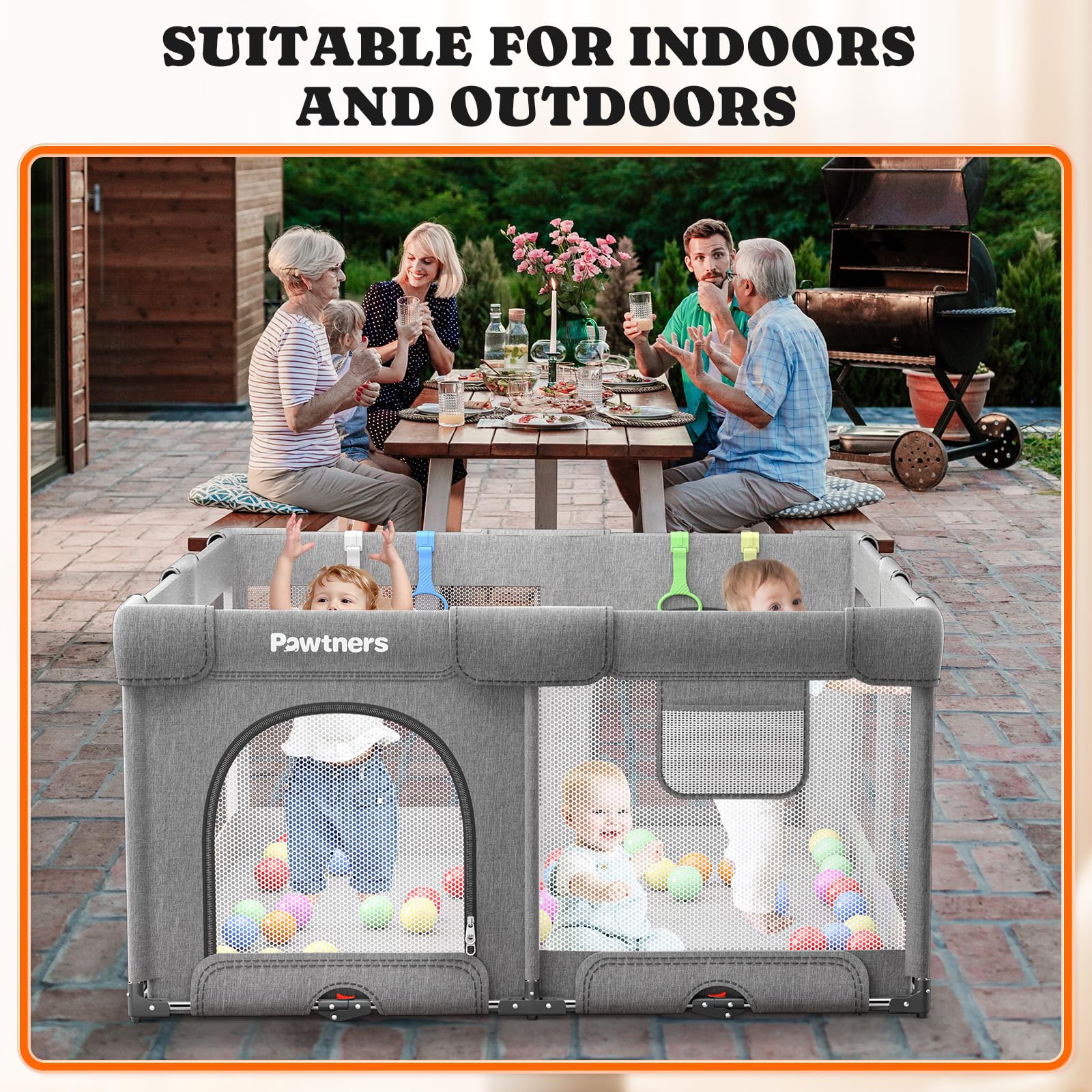 Pawtners foldable design enables easy storage and transport.
