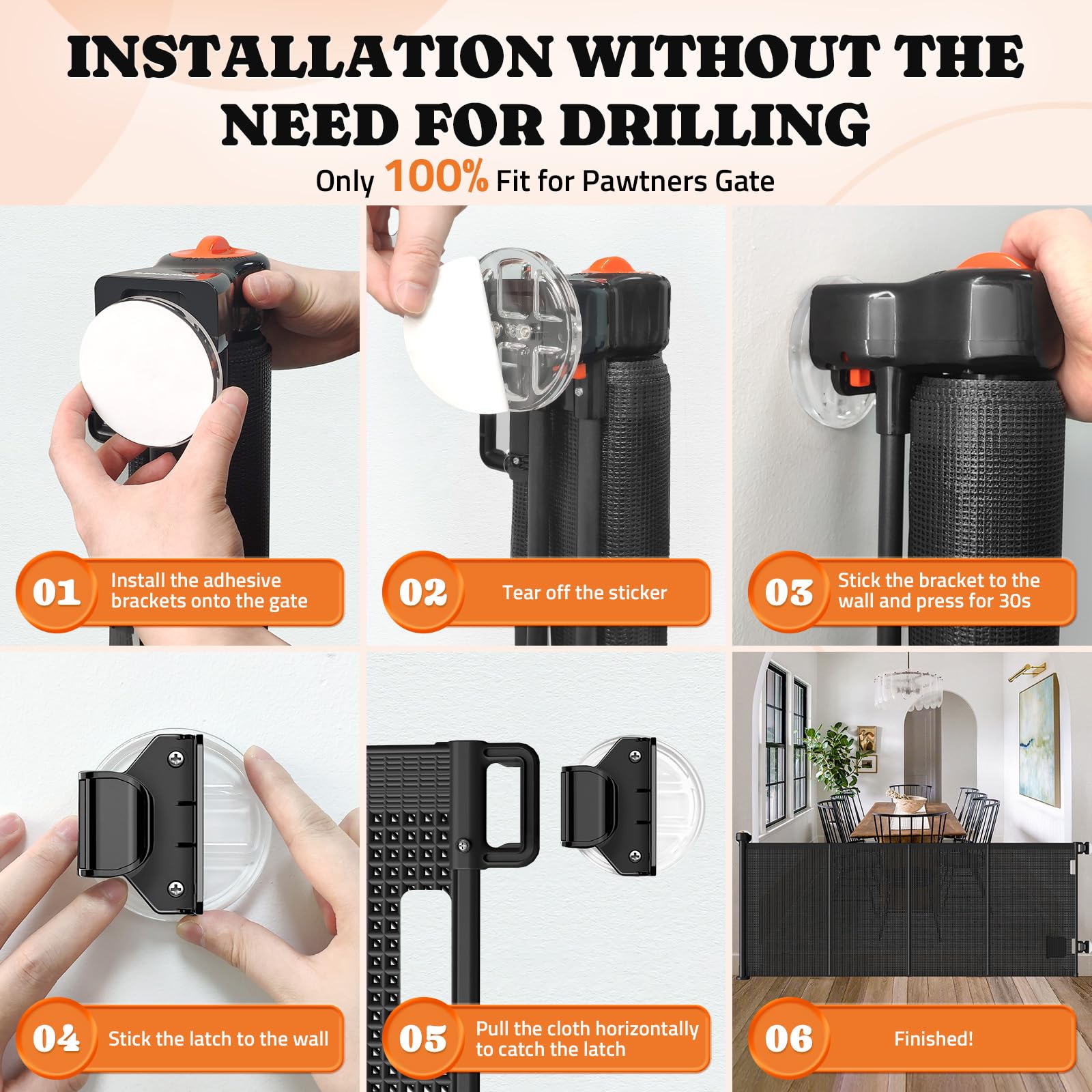 Pawtners free-punch installation guide part shown, speeds setup