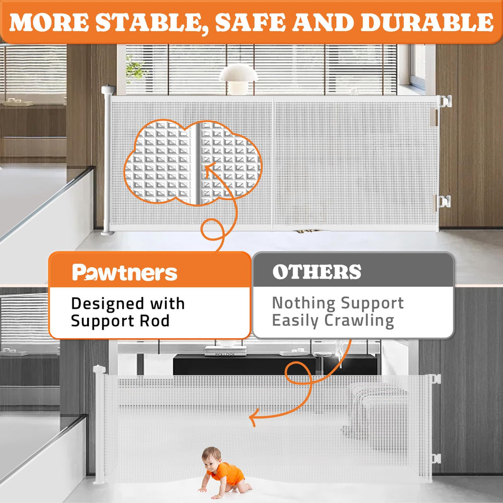 Pawtners gate extended to 60 inches for wide openings.