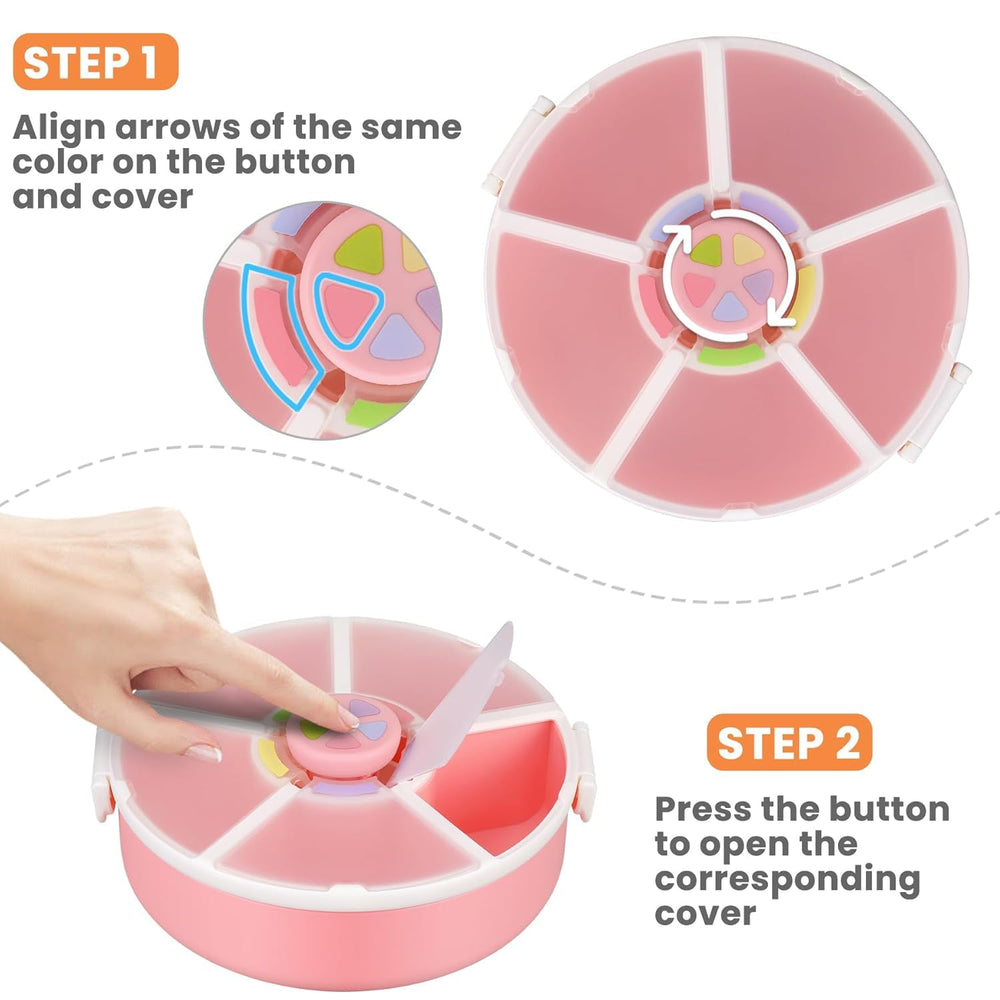 Pawtong color-matching button lid adds playful interaction while choosing snacks.