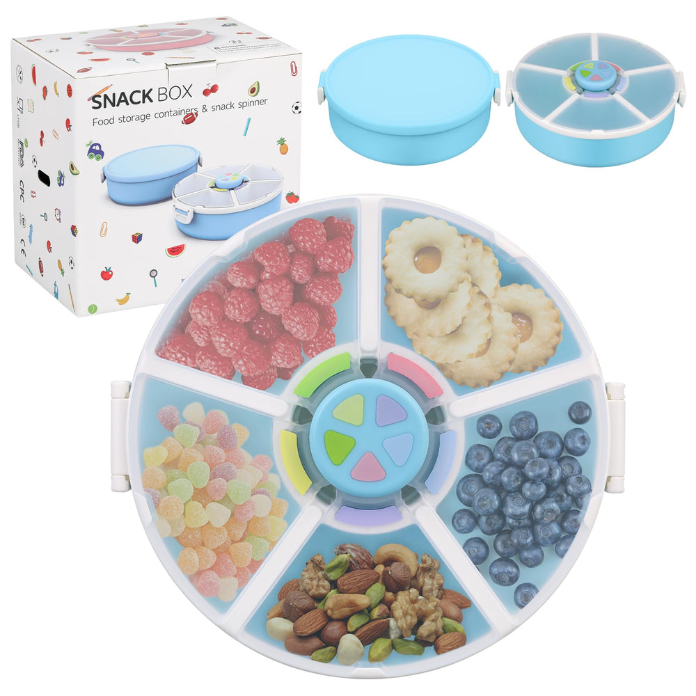 Pawtong Snack Rotator container with five compartments for organized portions